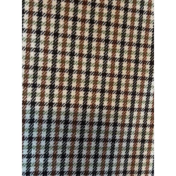 GAP Women’s Plaid Dress Pants Size 2 | Flared Chic Checked Trousers Brown Taupe - Picture 8 of 11